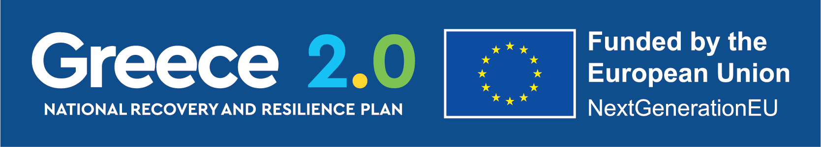 Greece 2.0 — National Recovery and Resilience Plan. Funded by the European Union — NextGenerationEU.